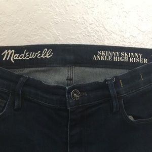 Madewell Skinny Skinny Ankle High Riser Jeans